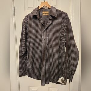 Men's Black Checkered Shirt
